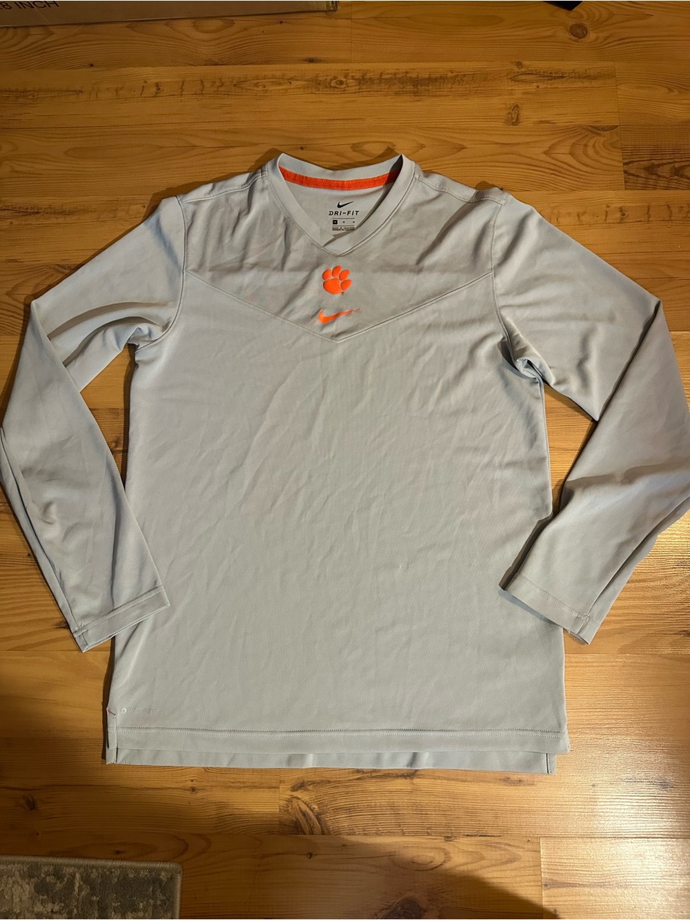 Nike M Dri-Fit Clemson Tigers Long Sleeve Athletic Shirt